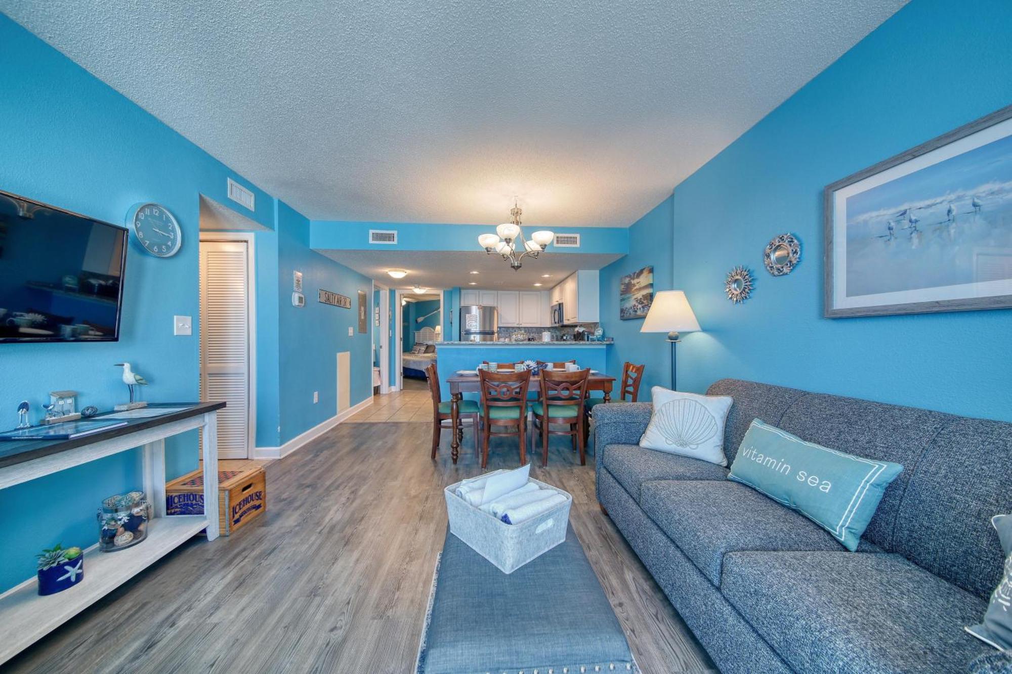 默特尔比奇2501 S Ocean Blvd, 0929 - Ocean View Sleeps 8别墅 外观 照片