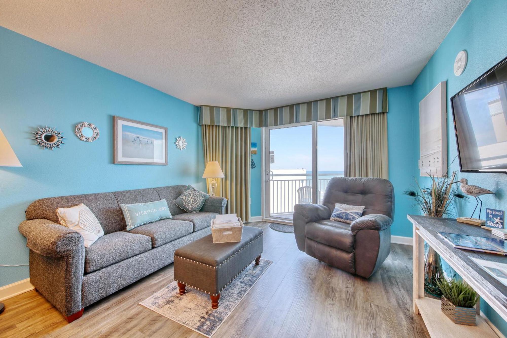 默特尔比奇2501 S Ocean Blvd, 0929 - Ocean View Sleeps 8别墅 外观 照片